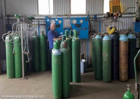 Safely Storing Compressed Gas Cylinders   Eureka Oxygen